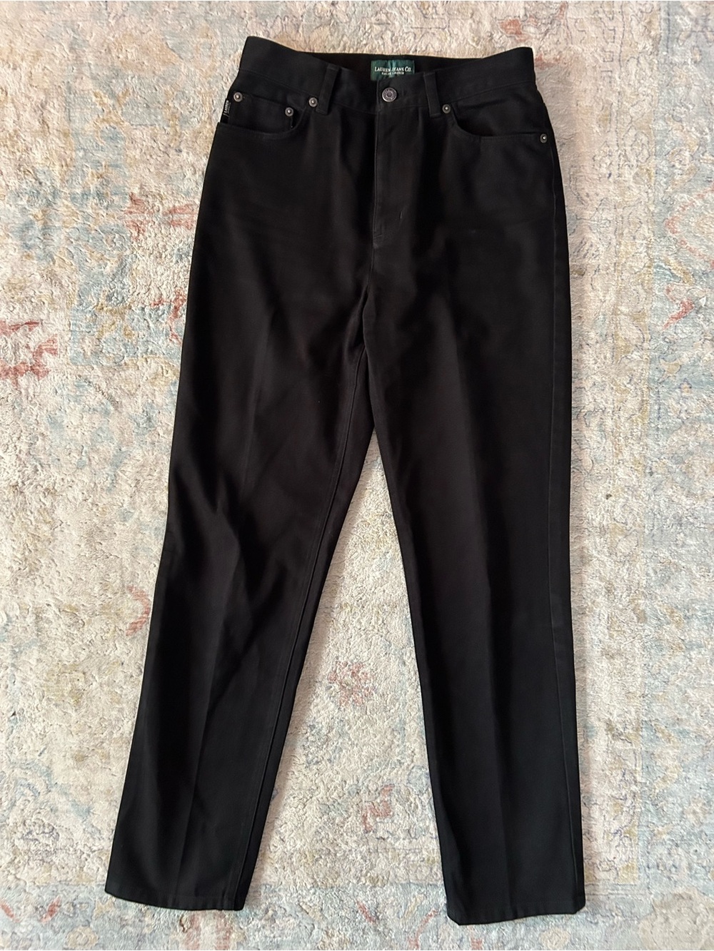 Polo by Lauren Jeans Co. Black Women's Straight Jeans